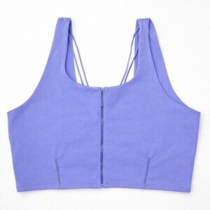 NIKE Yoga Luxe Dri-Fit Infinalon Athletic Crop Top - Size Large